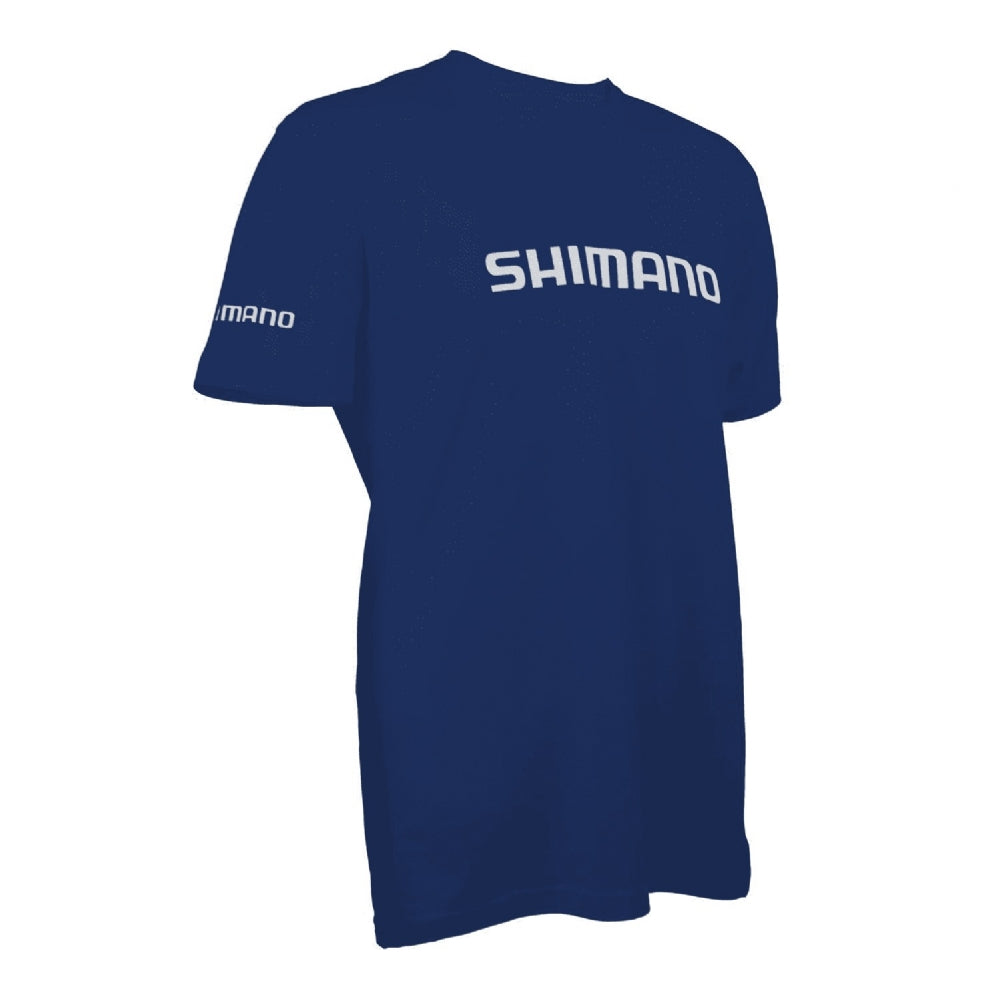 Shimano Short Sleeve Cotton Tee White