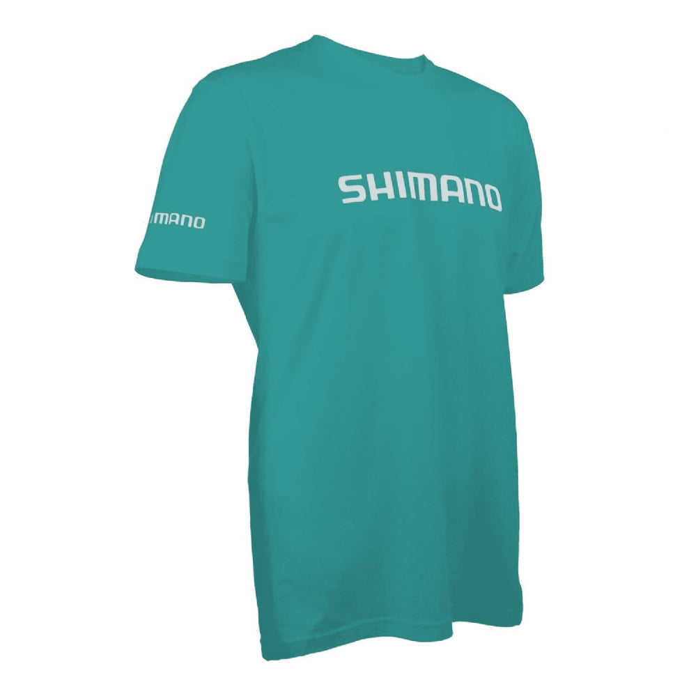 Shimano Short Sleeve Cotton Tee White