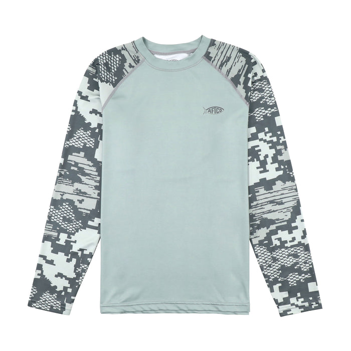 AFTCO Youth Tactical Camo Long Sleeve Performance Shirt