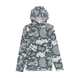 AFTCO Youth Tactical Camo Hooded Long Sleeve Performance Shirt