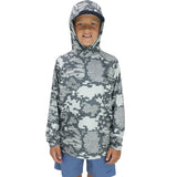 AFTCO Youth Tactical Camo Hooded Long Sleeve Performance Shirt