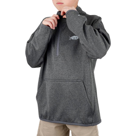 AFTCO Youth Vista 1/4 Zip Performance Fleece