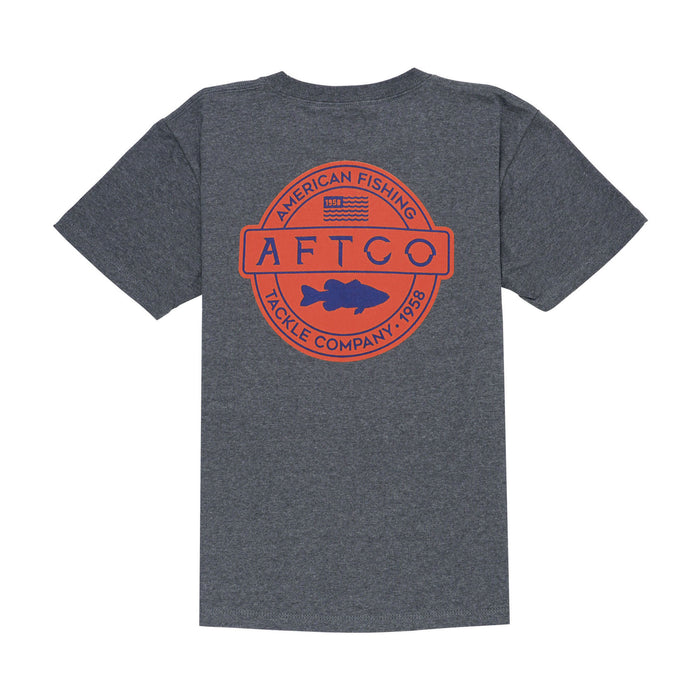 AFTCO Youth Bass Patch Short Sleeve T-Shirt
