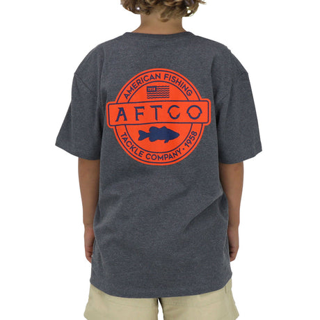 AFTCO Youth Bass Patch Short Sleeve T-Shirt