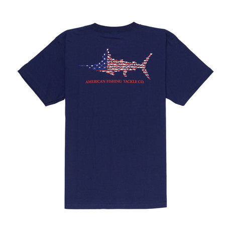 AFTCO Youth Jigfish Americana Short Sleeve T-Shirt