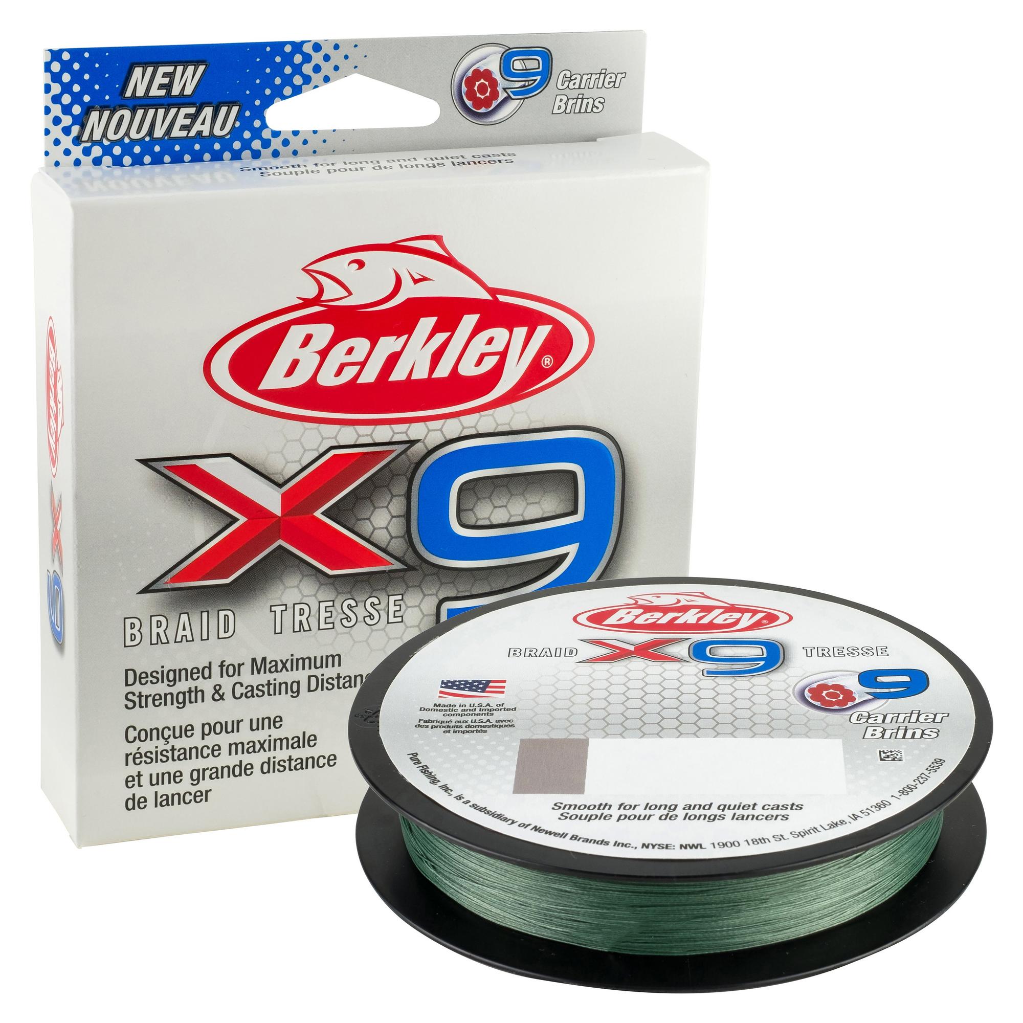 Berkley X9 Low-Vis Green Braid