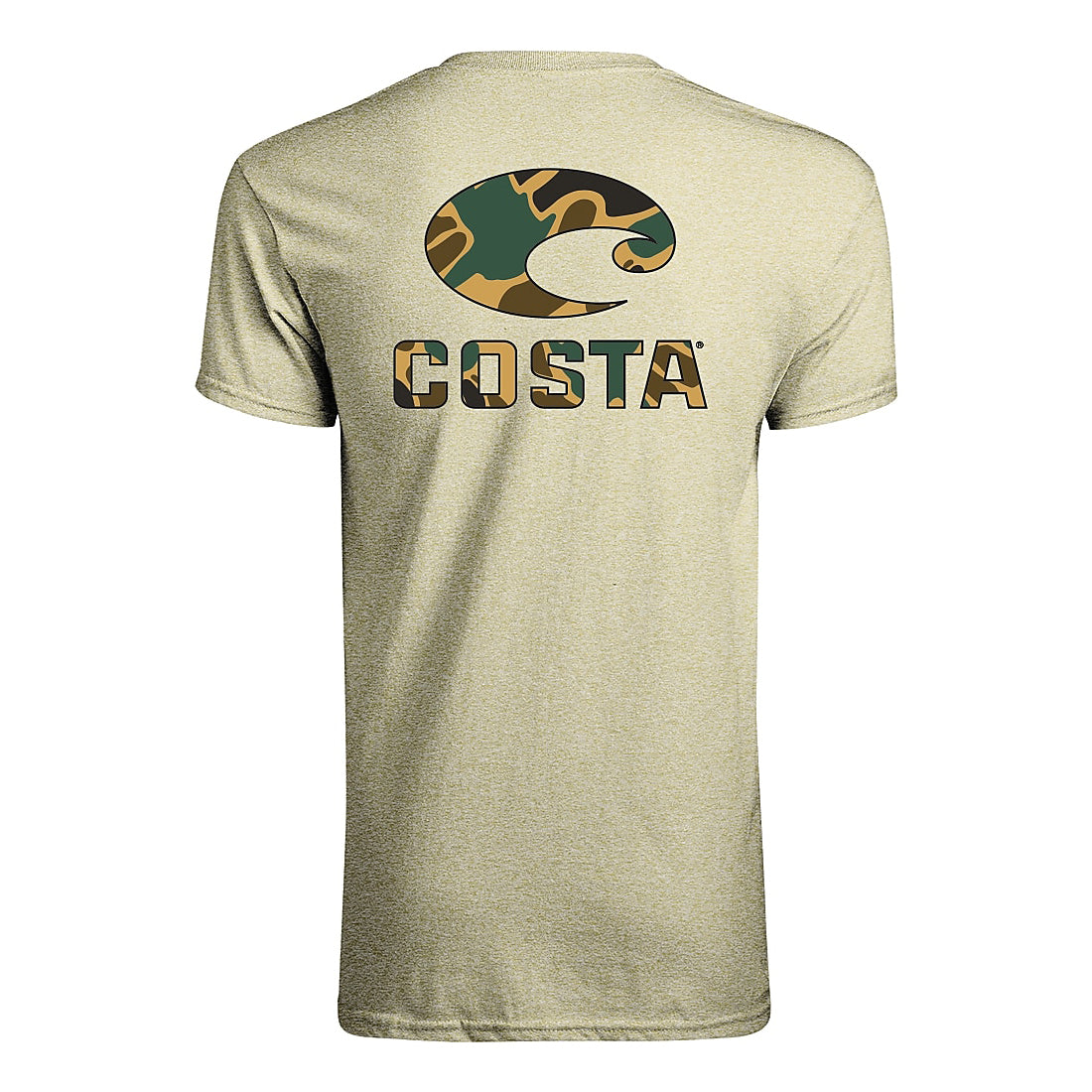 Costa Men&#39;s Duck Camo Logo Short Sleeve T-Shirt