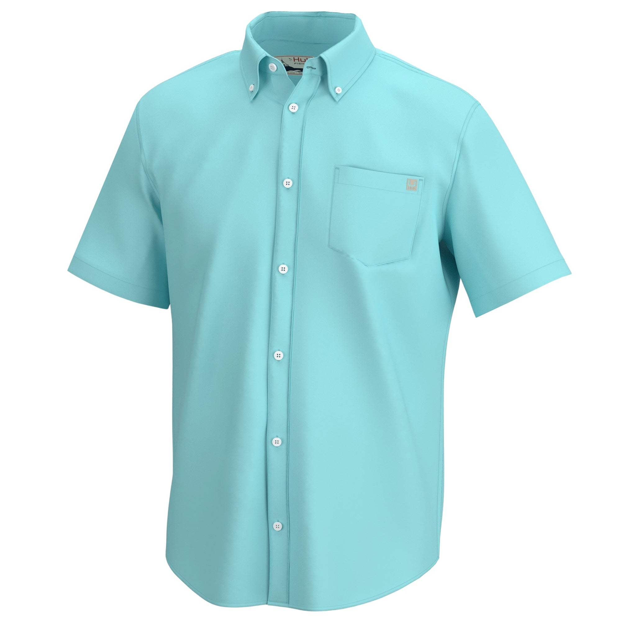 HUK Kona Solid Men's Short Sleeve Shirt