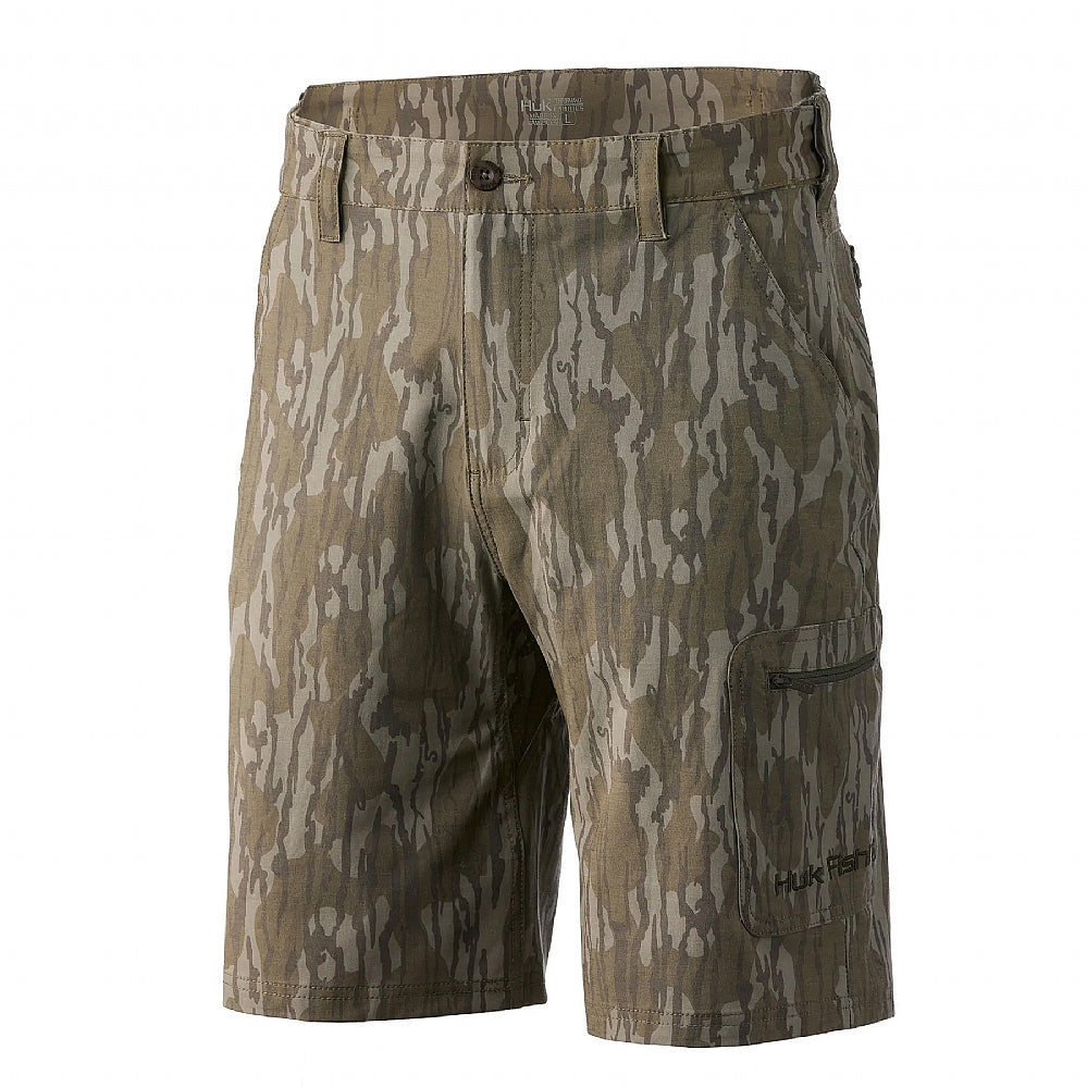 Huk Next Level Short 10.5" Mossy Oak Bottomland Short - MO Bottomland