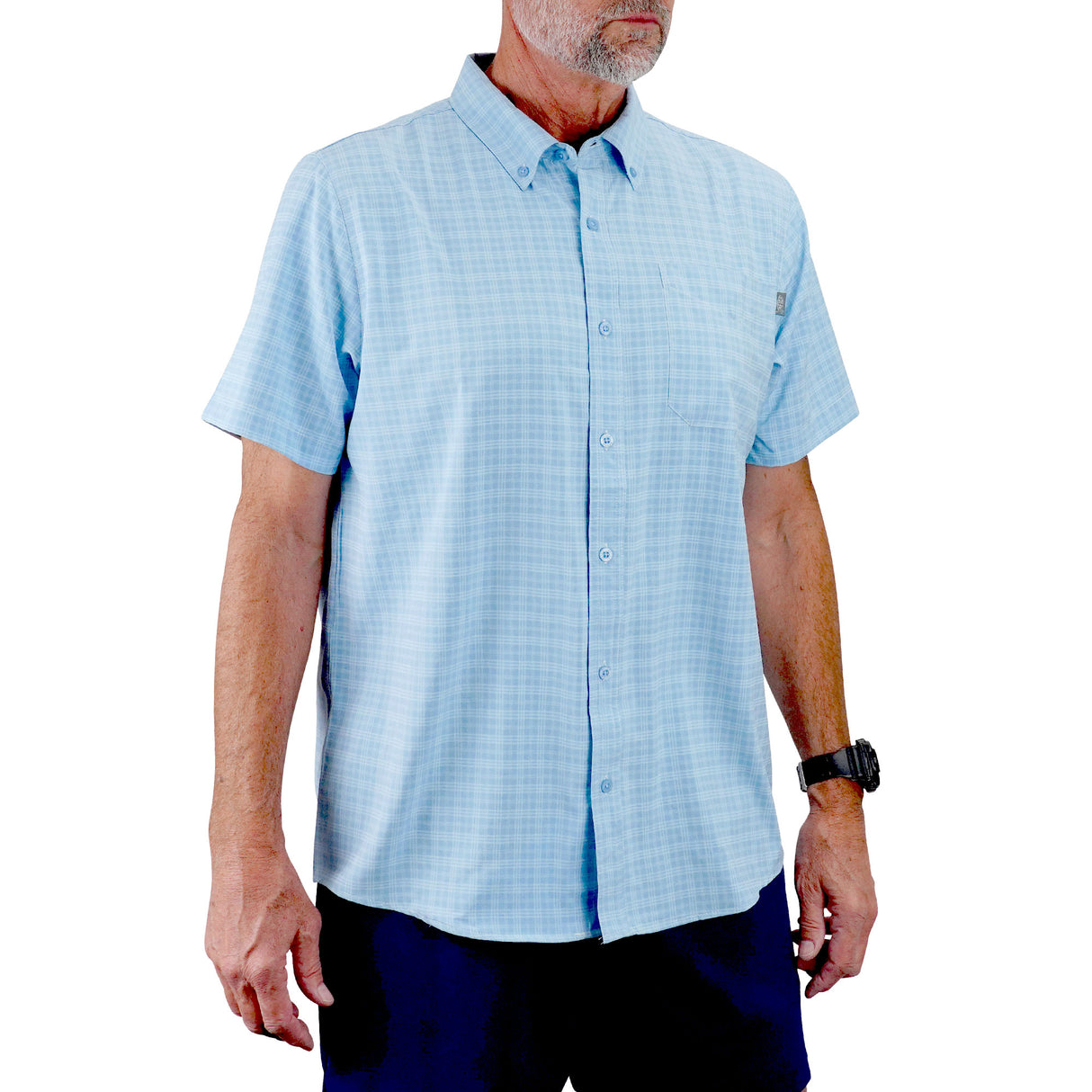 AFTCO Dorsal Short Sleeve Button Down Shirt