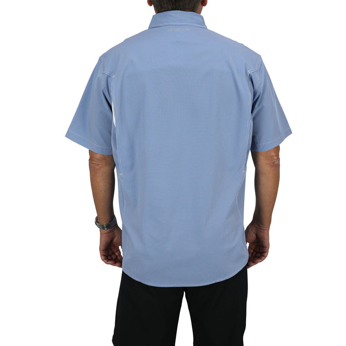 AFTCO Apex Stretch Short Sleeve Button Down Shirt