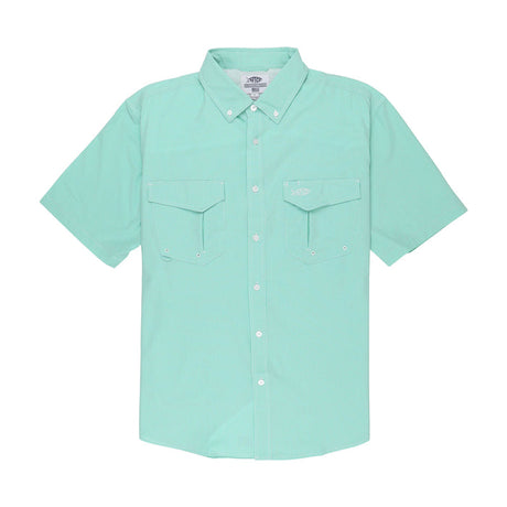 AFTCO Apex Stretch Short Sleeve Button Down Shirt