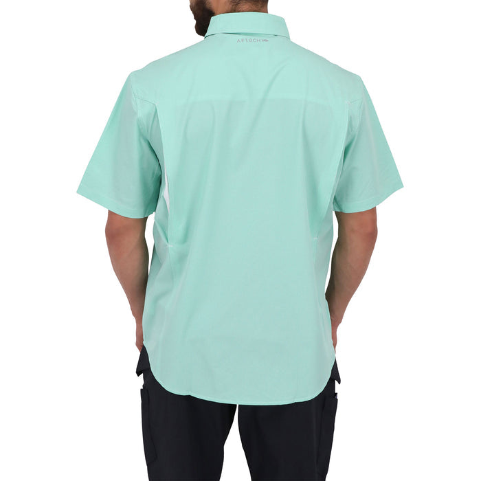 AFTCO Apex Stretch Short Sleeve Button Down Shirt