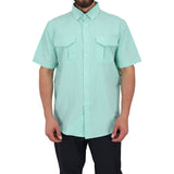 AFTCO Apex Stretch Short Sleeve Button Down Shirt