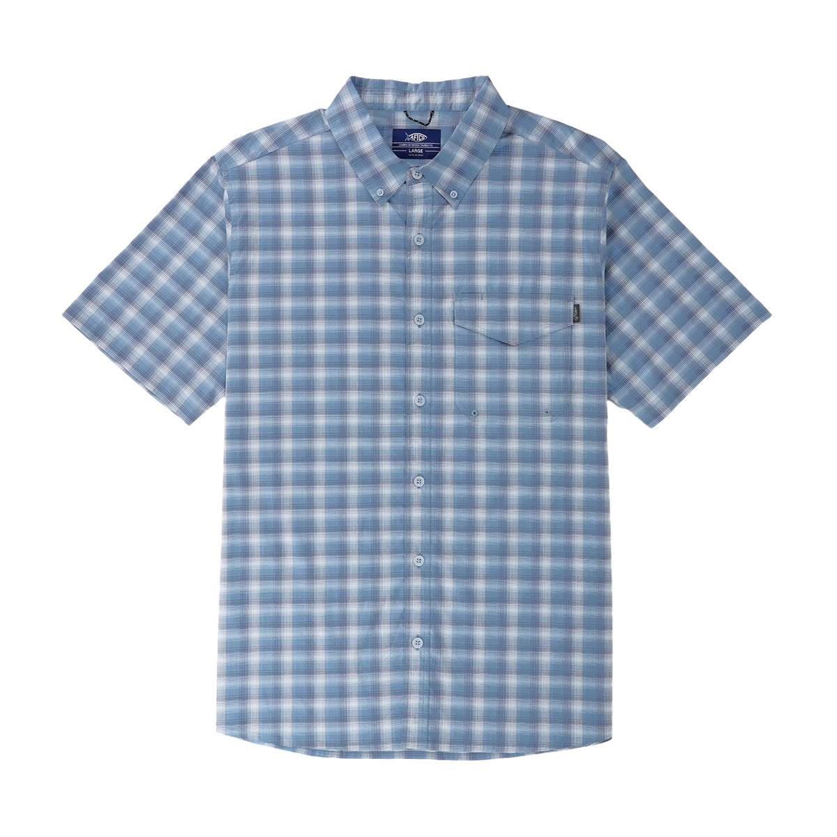 AFTCO Portside Tech Short Sleeve Button Down Shirt