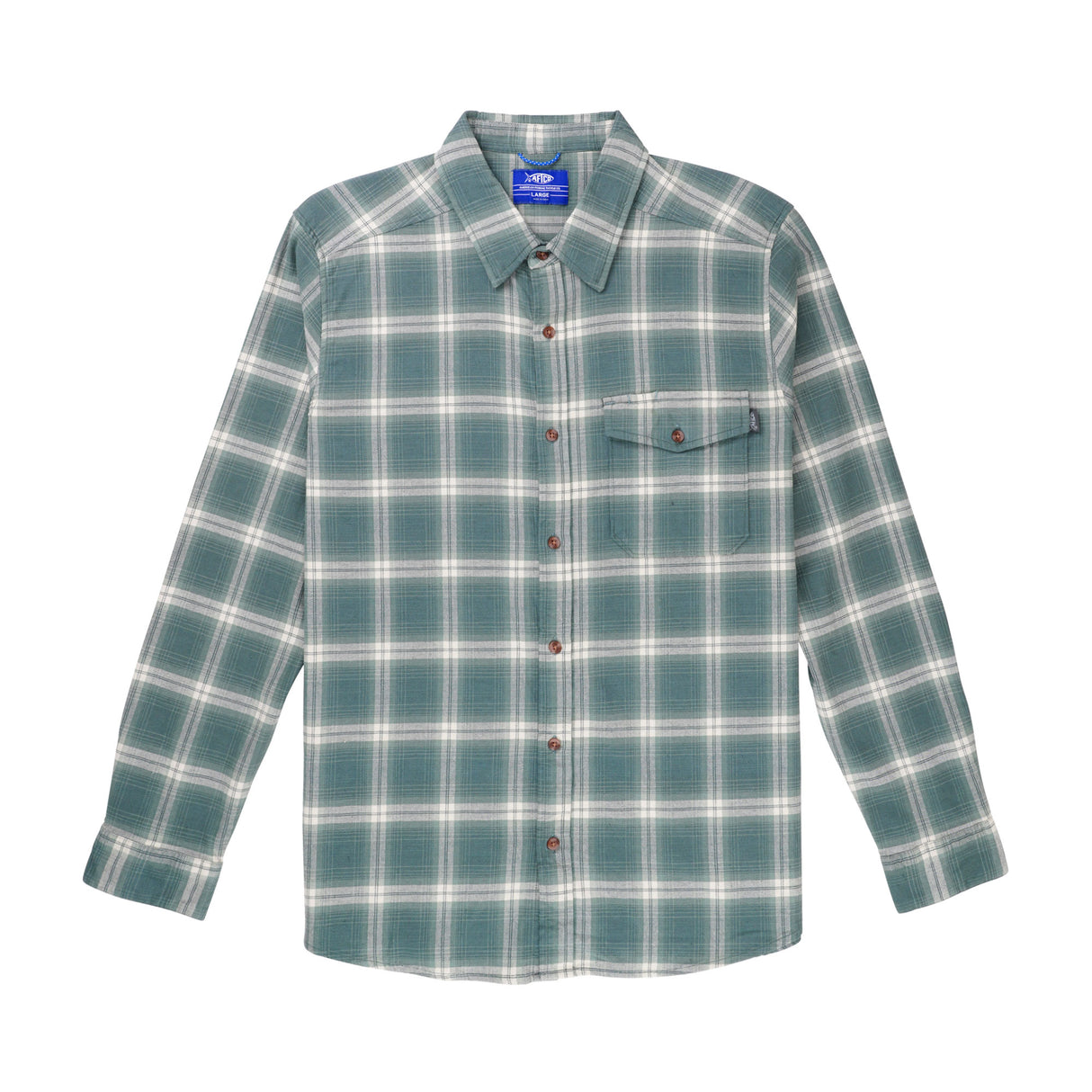 AFTCO Lager Long Sleeve Flannel Shirt