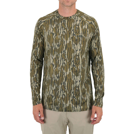 AFTCO Mossy Oak Camo Long Sleeve Performance Shirt