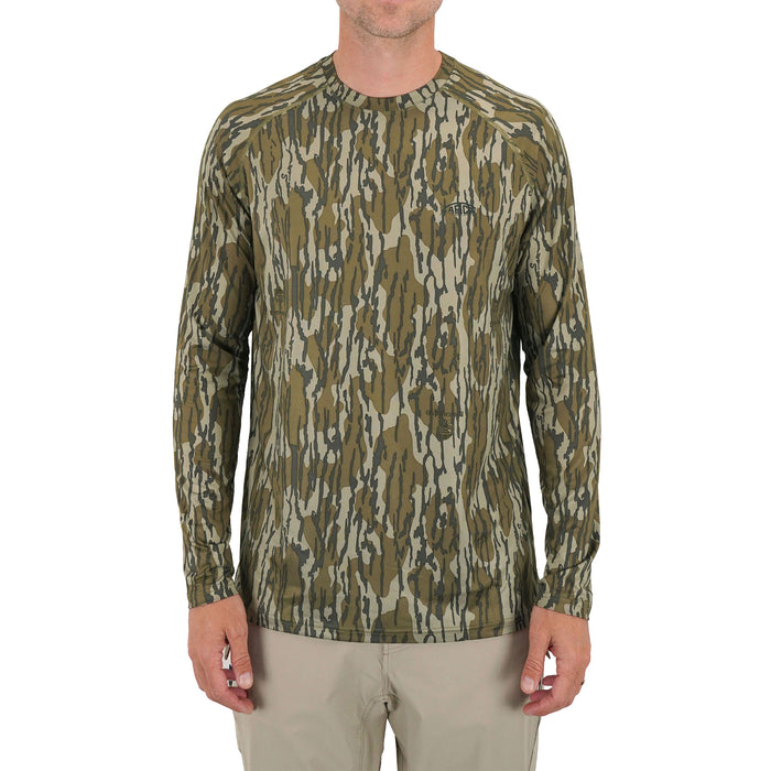 AFTCO Mossy Oak Camo Long Sleeve Performance Shirt