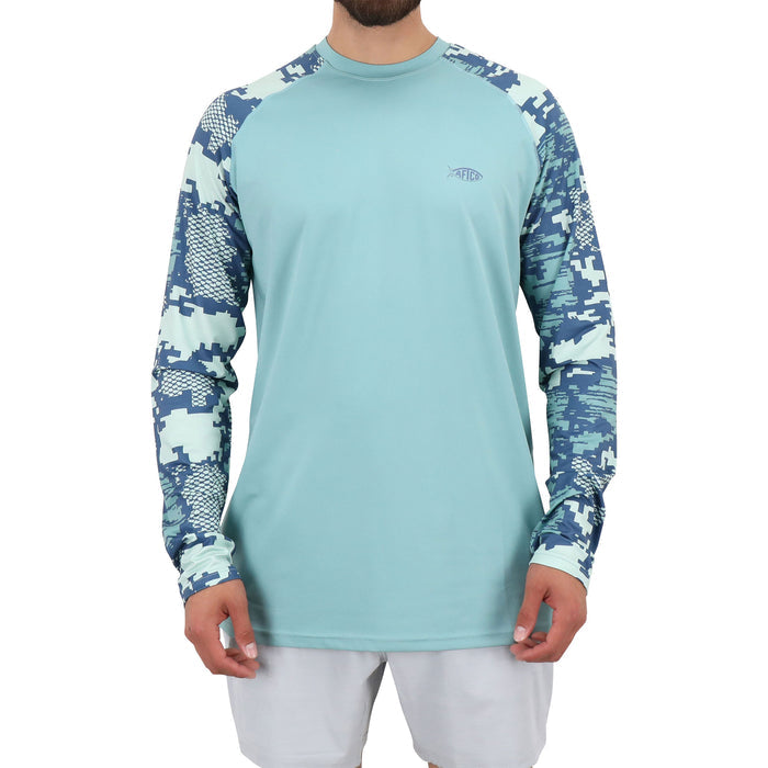 AFTCO Tactical Camo Long Sleeve Performance Shirt