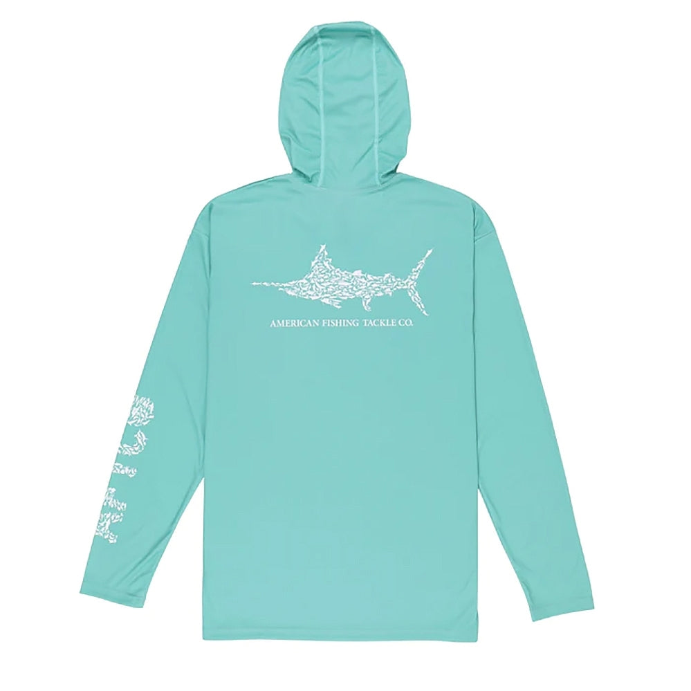 AFTCO Jigfish Hooded Performance Long Sleeve Shirt