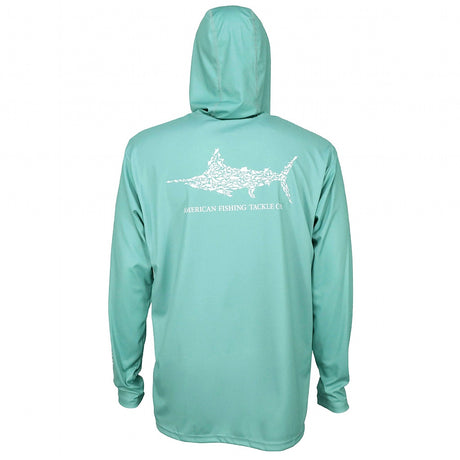 AFTCO Jigfish Hooded Performance Long Sleeve Shirt