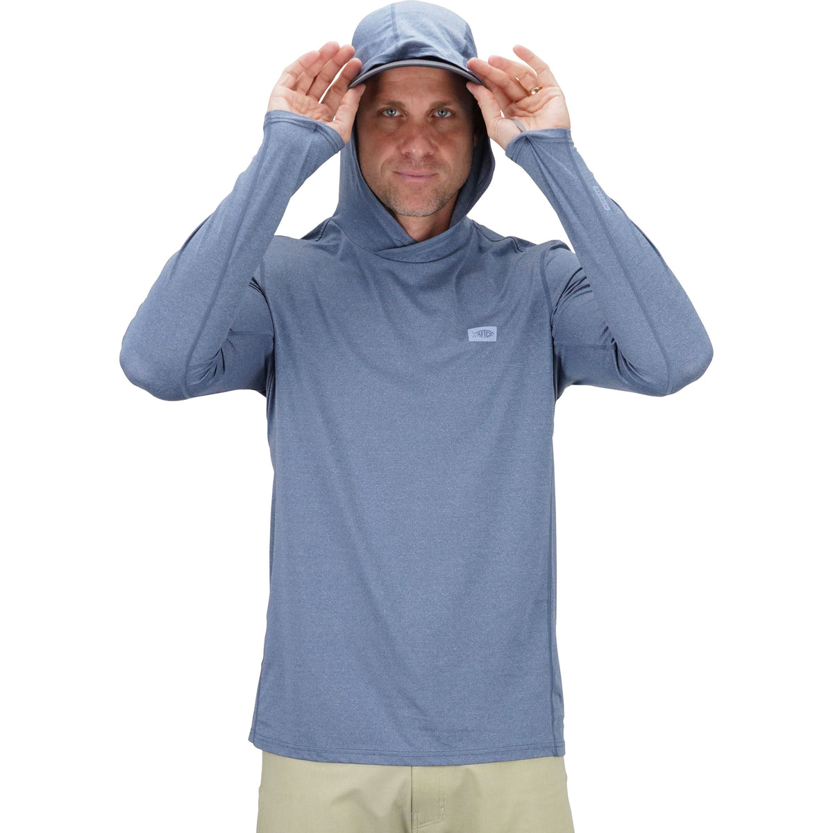 AFTCO Air-O Mesh Hooded Fishing Shirt