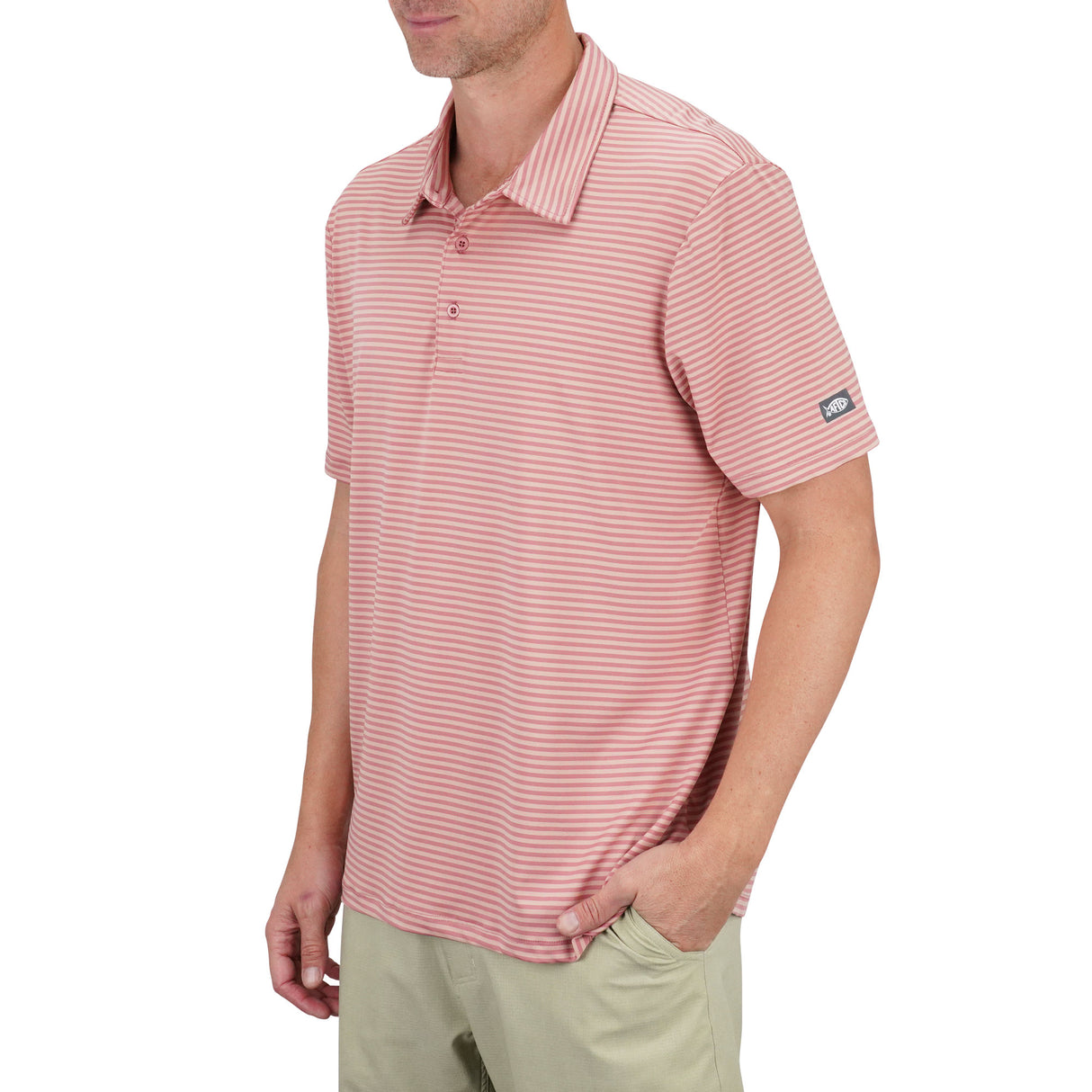 AFTCO Link Short Sleeve Performance Polo Shirt