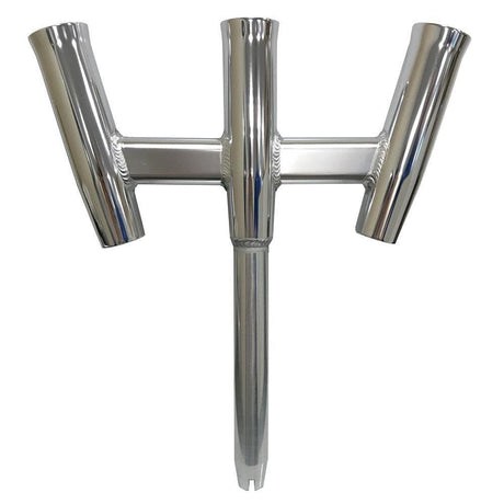 Tigress GS Trident Kite Rod Holder-Straight Butt-Polished Aluminum