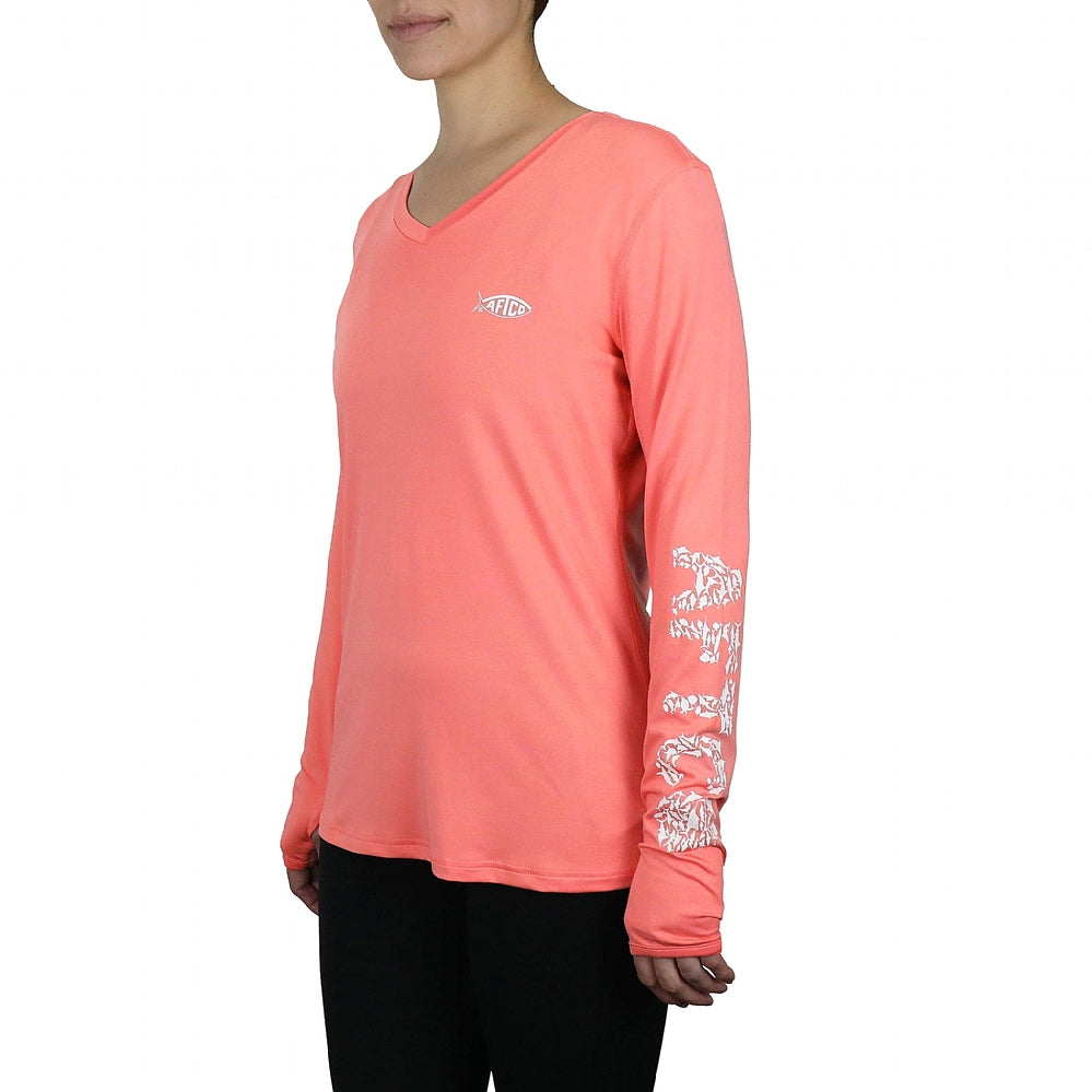 AFTCO Jigfish Womens Long Sleeve Shirt