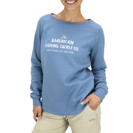 AFTCO Women's Whiskey Crewneck Fleece