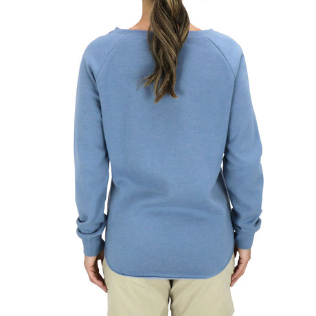 AFTCO Women's Whiskey Crewneck Fleece