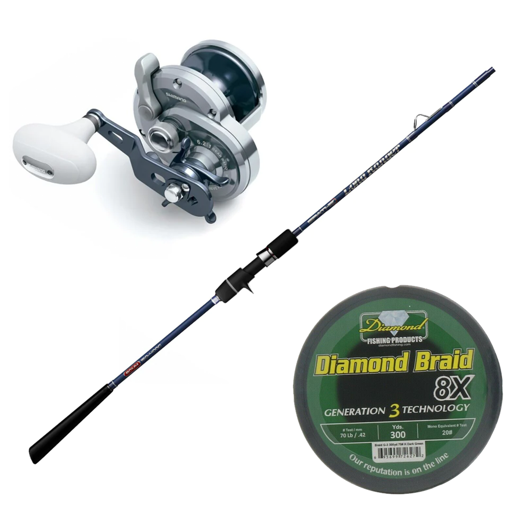 Buy Shimano TRINIDAD 16NA Reel with Momoi Diamond Braid Gen3 8X 300Yds and Get 50% OFF on Selected Rods